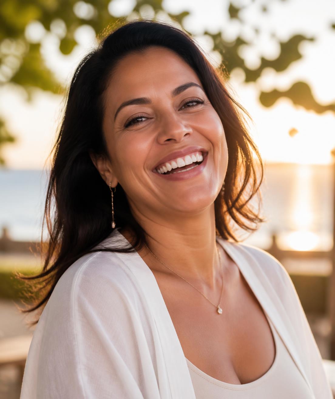 Dente restaurado com técnica biomimética